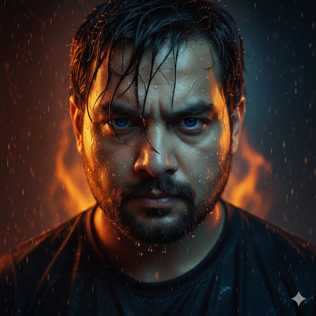 Cinematic Closeup Portrait